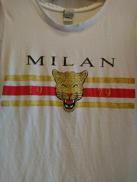 Dámsky biely top s motívom, zebra, m, m