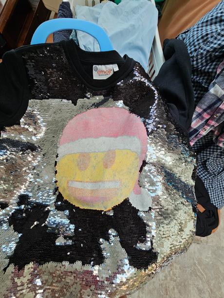 Mikina so smajlikom 170/176, 170