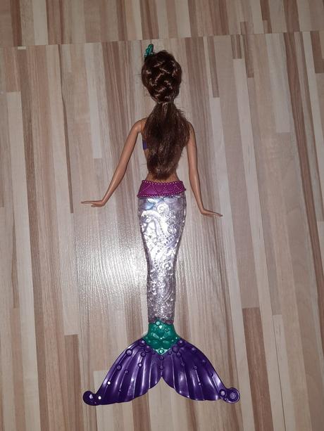 Barbie bruneta morská víla panna mermaidia, 