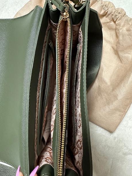 Khaki ružová kabelka na plece zn. liu jo originál, liu jo