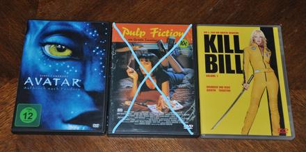 Dvd avatar a kill bill v en/de, 