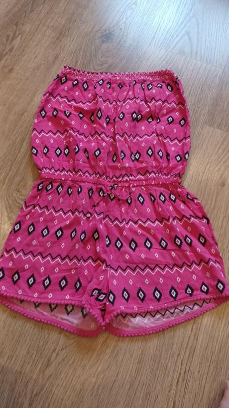 Letný plážový overal krátke kraťasy, h&m,128