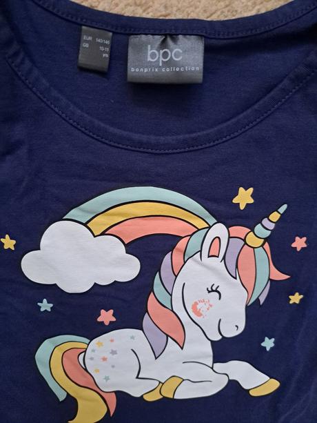 Modré saty, bonprix,140