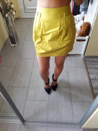 Balónová sukňa, papaya,34