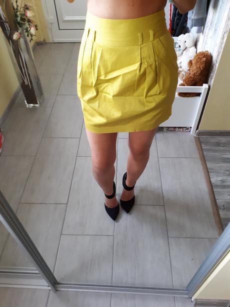 Balónová sukňa, papaya,34