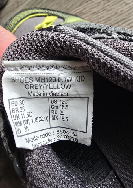 Turisticka obuv 30, decathlon,30