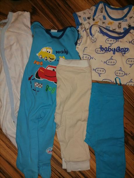 Mix oblečenia 68-80, 68–80