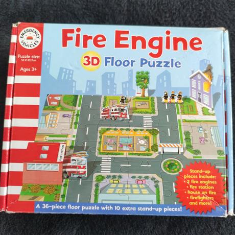 Fire engine 3d puzzle,