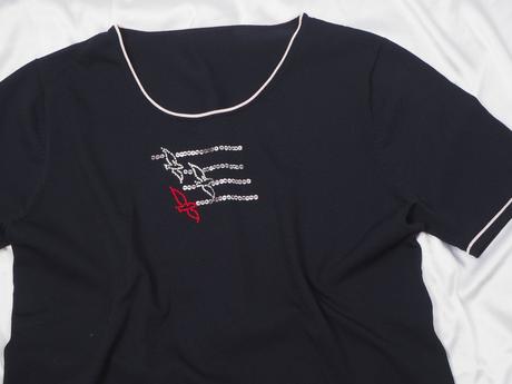 Luxusný úpletový top, 44