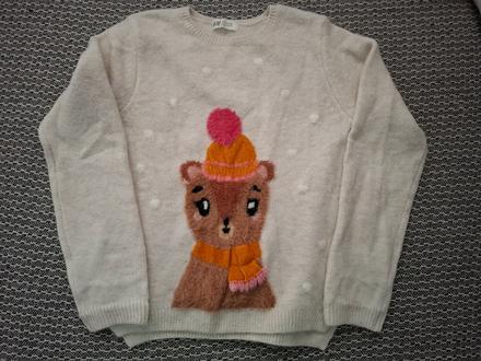 Nenoseny pulover, h&m,140