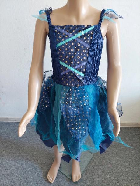 Čarodejnica karnevalové šaty veľ.134-140,