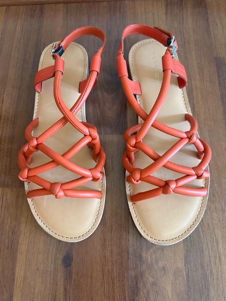 Celokožené sandalky zn.tommy hilfiger č.40, tommy hilfiger,40
