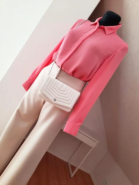 Ružová halenka, h&m,s