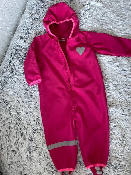 Prechodný flesom futrovany overalik kombinéza, 98