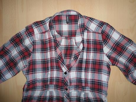 Bordovo-biela kosela kocka, fishbone,s