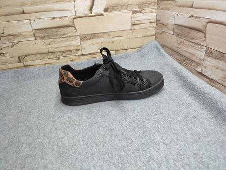 Geox 37 - dievčenské čierne sneakersy, geox,37