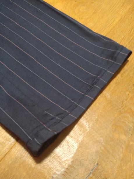 H&m - damske pruzkovane nohavice modre, h&m,36