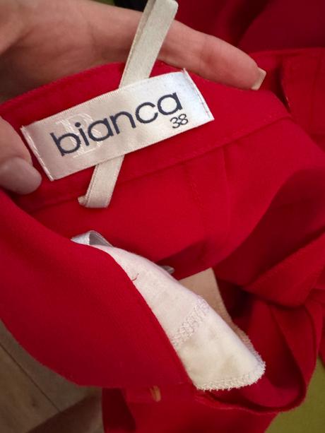 Červené nohavice bianco, m