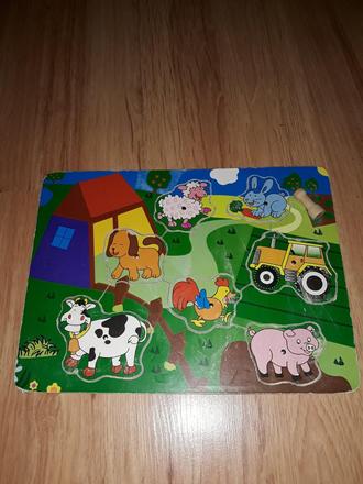 Drevené puzzle,