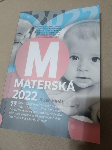 Kniha materská 2022,