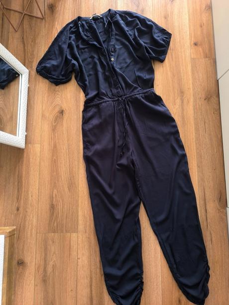 Tmavomodrý overal h&m, h&m,s