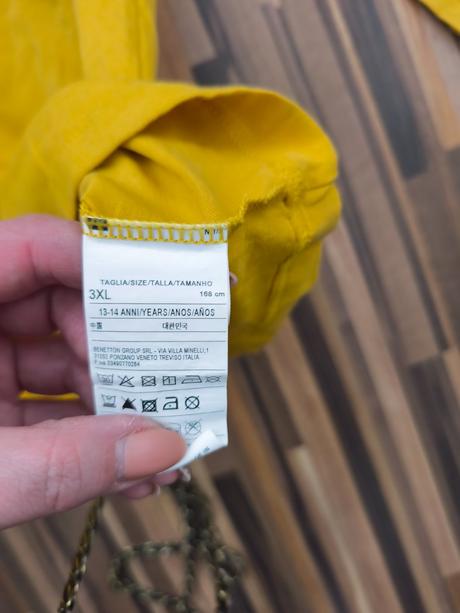 Benetton tričko nové veľ 164, benetton,164