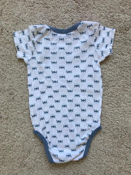 Body s kratkym rukavom, modre, kuniboo,86