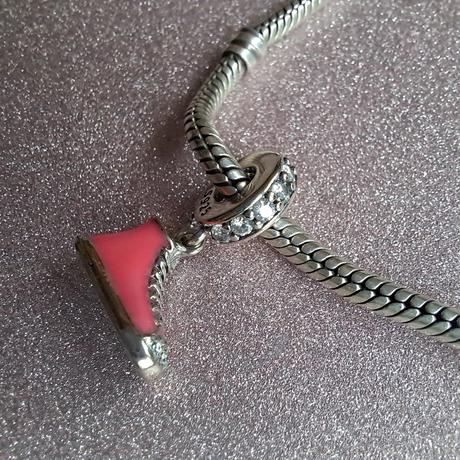 Prívesok ružová topánka, 