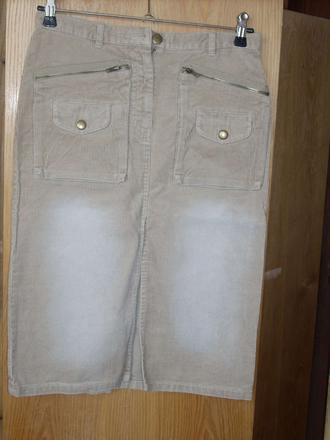 Kordová sukňa, bay,36