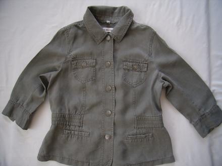 Ľanové olivové sačko zn.biaggini v.m, m