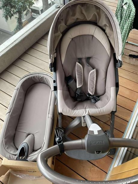 Stokke xplory beige vanicka + sportova cast, stokke,stokke xplory