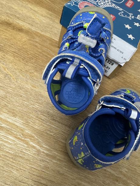 Sandálky d.d.step s chameleónmi, d.d.step,21