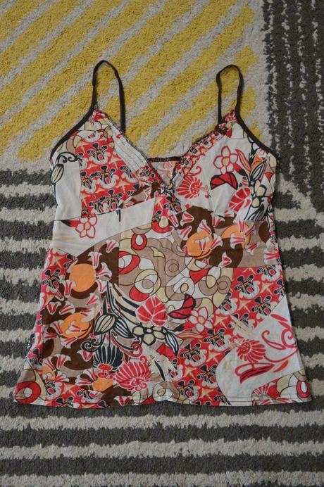 Vzorované tielko, s