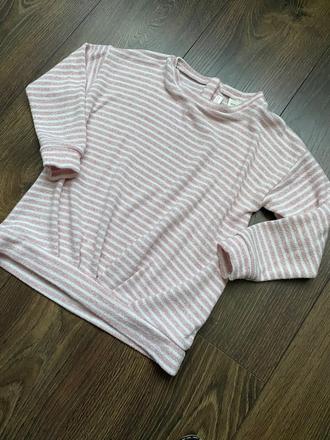 Zara jemny pasikavy svetrik, zara,104