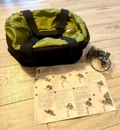 Kosik na predne riadidla bicykla,