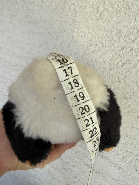 Vintage retro hracka panda cmulajuca prst cca 24 c,