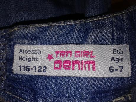 Rifľové šaty 116/122, 116