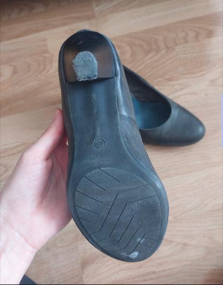 Kožené lodičky marco tozzi, marco tozzi,40