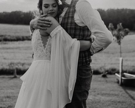 Boho svadobné šaty šité na mieru, 38