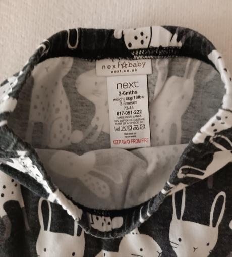 Súprava next s čelenkou veľk. 3,-6 mes., next,68