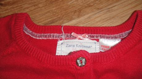 Svetrík zara červený, zara,92