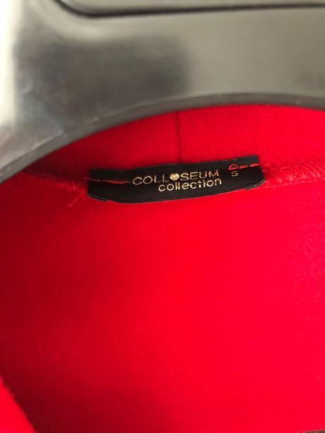 Červený kardigan/tenký kabát, 36