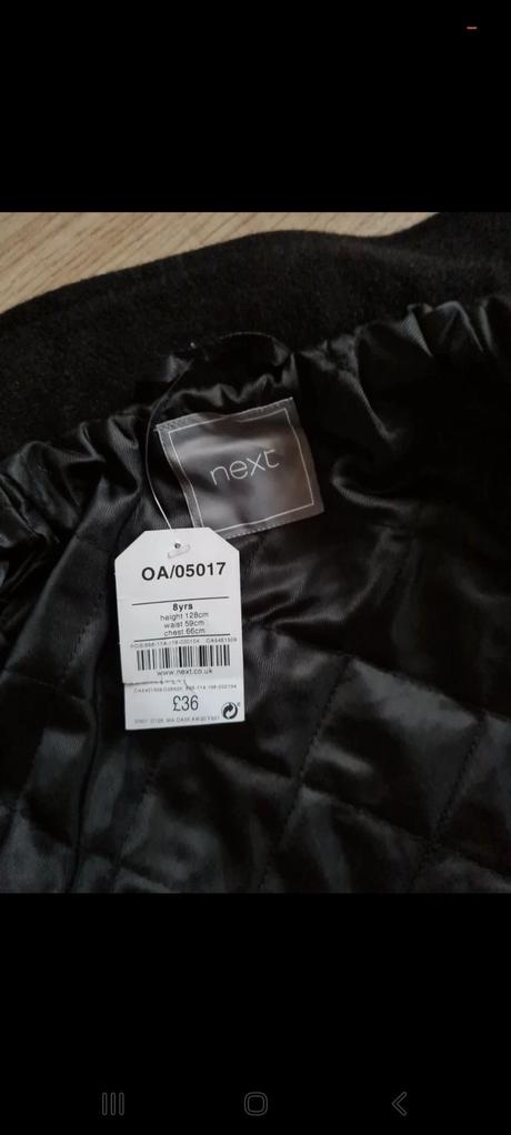 Stredne hrubý kabát next, next,128