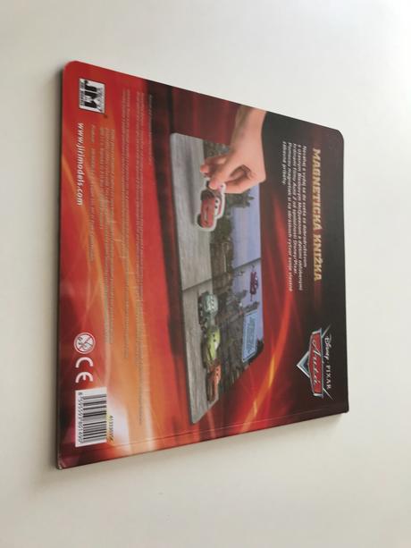 Mcqueen - magnetická knižka,