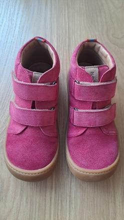 Barefoot topánky koel4kids velour fuchsia, koel4kids,33