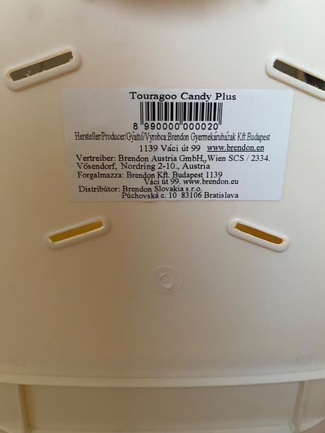 Detská jedálenská stolička touragoo candy plus, 