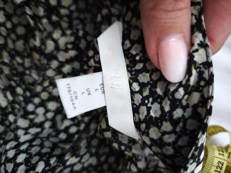 Blúzka so stojacikom h&m veľ l(44/46), h&m,l