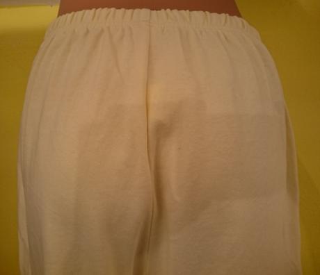 Dámske trojštvrťáky, žlté, xxl