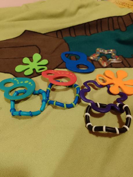 Krúžky a hryzátka na kočík, 