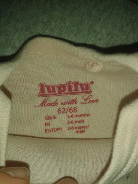 Dievčenské body lupilu 62/68, lupilu,62